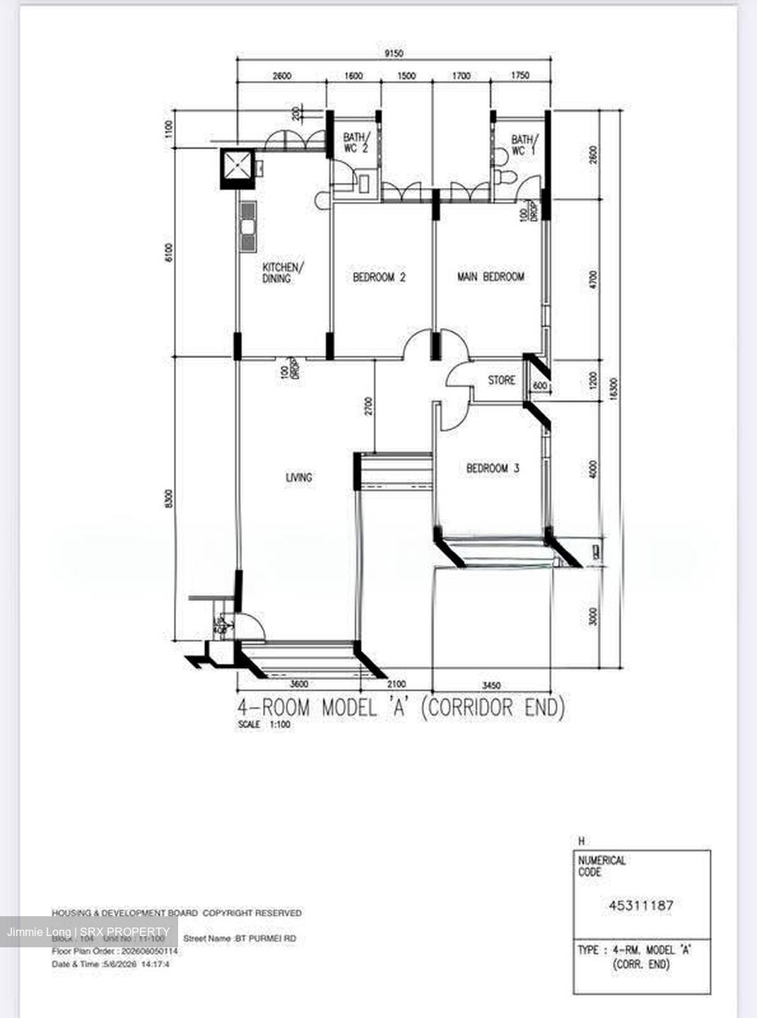 Blk 104 Bukit Purmei Road (Bukit Merah), HDB 4 Rooms #631998471